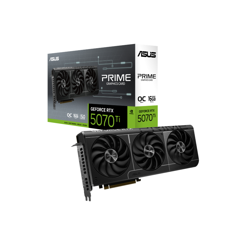 ASUS GeForce RTX 5070 Ti Prime OC - 16GB GDDR7 RAM - Grafikkarte